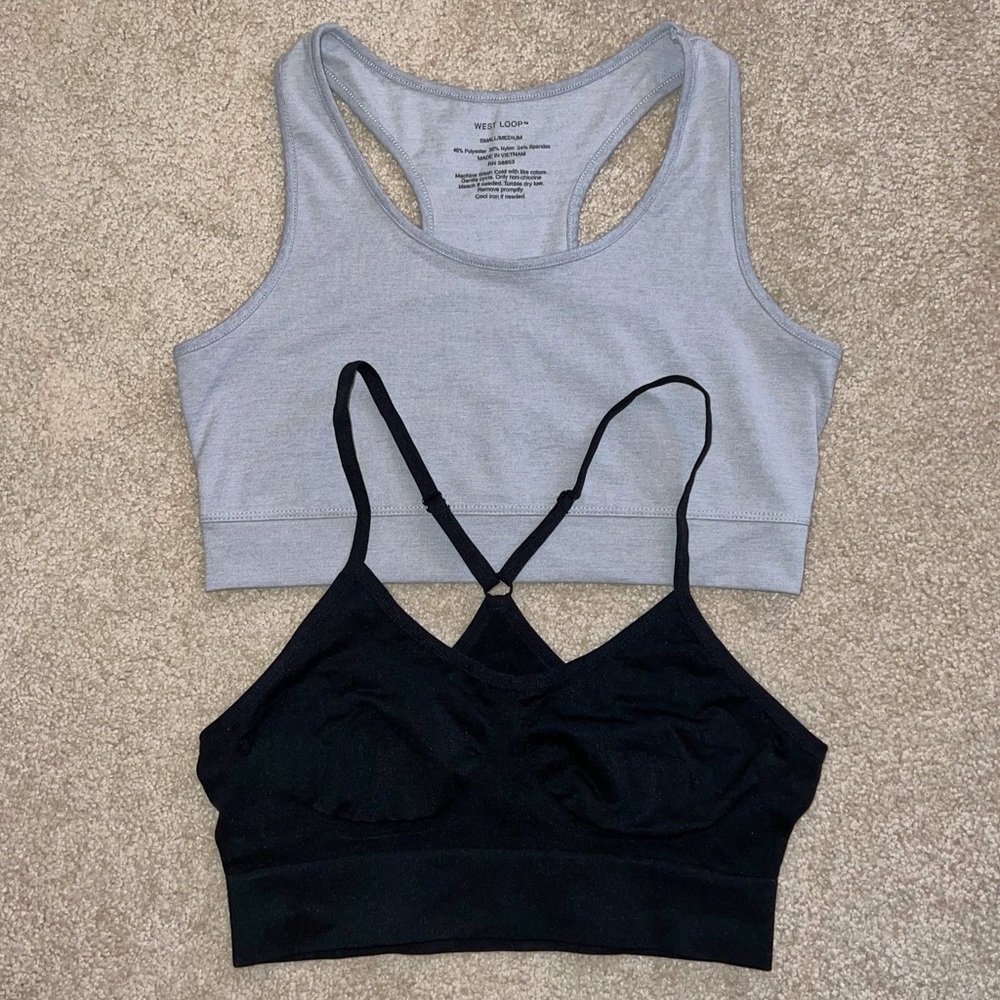 West Loop Set of Sports Bras Small/Medium